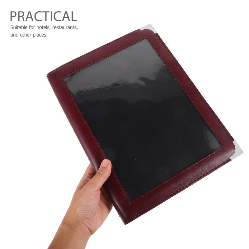 Restaurant Menu Cover 8 Menu Holder Clear Transparent Menu Cover Menu Folder Replaceable Menu Folder For Organize Your Menus - Image 3
