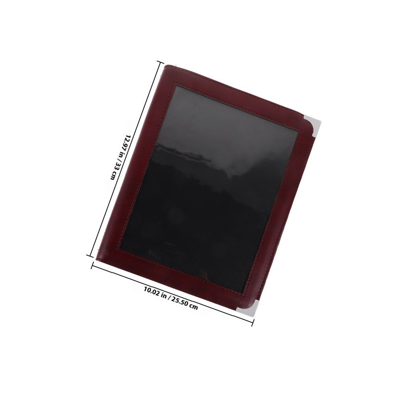 Restaurant Menu Cover 8 Menu Holder Clear Transparent Menu Cover Menu Folder Replaceable Menu Folder For Organize Your Menus - Image 2