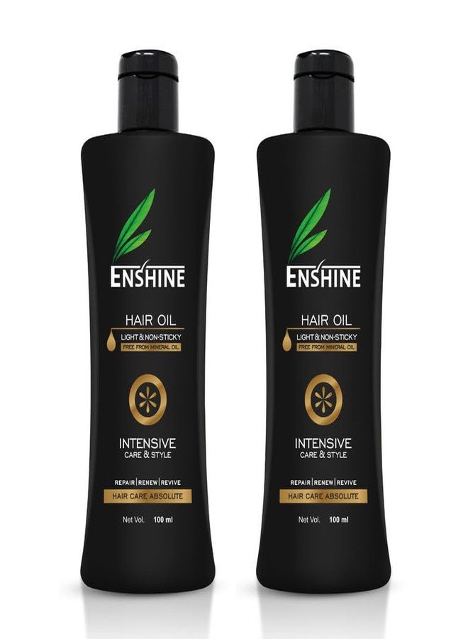 Enshine Medicated Hair Oil Combo Pack of 2 (100ml Each) - Image 1