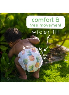 PureBorn Organic Baby Tape Style Diapers Size-5 11-18 kg Tropic Print 44 Diapers  - Image 5