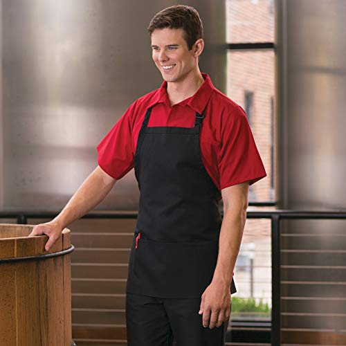 Uncommon Threads mens Adjustable 3 Pocket Restaurant Bib Apron, Purple, One Size US - Image 5