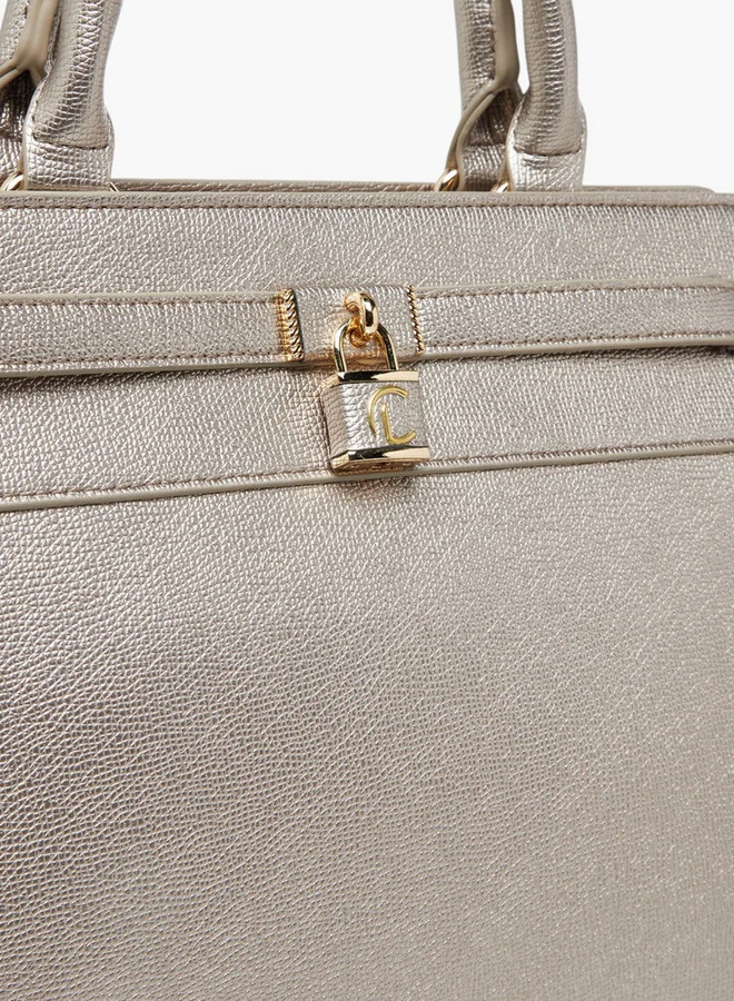 لو كونفورت حقيبة يد صلبة بسحاب إغلاق