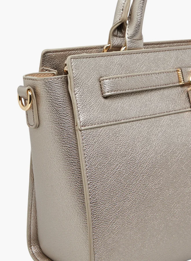 لو كونفورت حقيبة يد صلبة بسحاب إغلاق