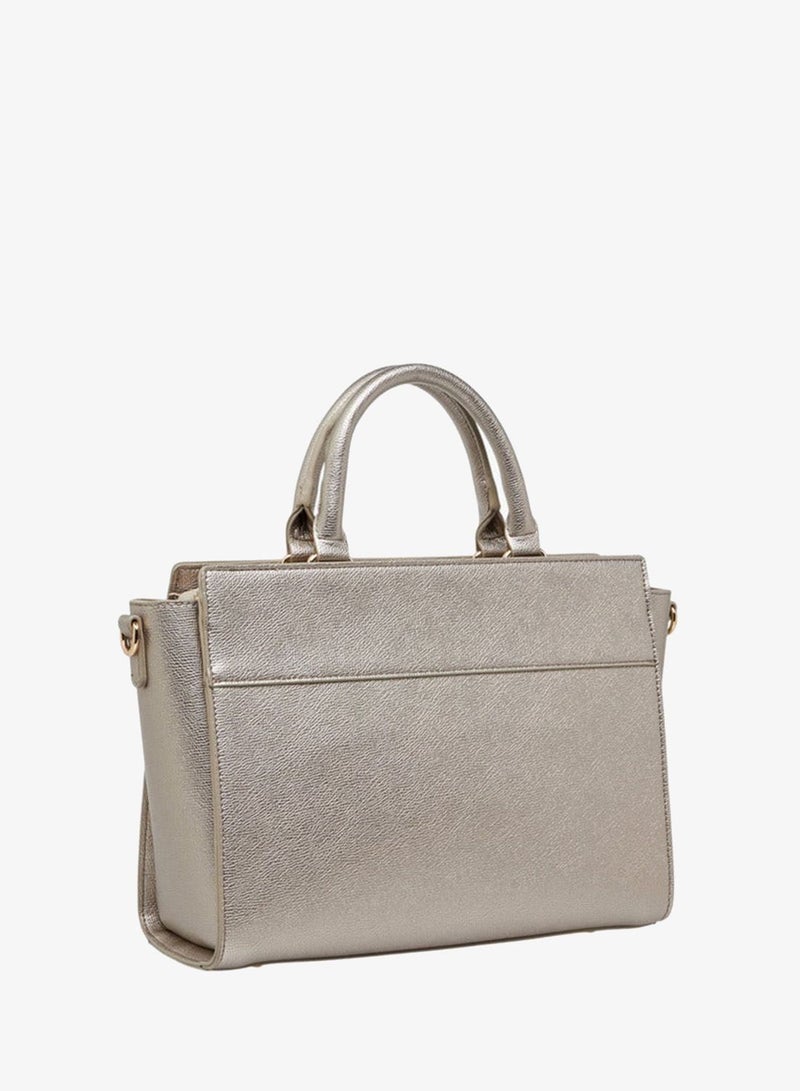 Le Confort Solid Tote Bag with Zip Closure - Image 4