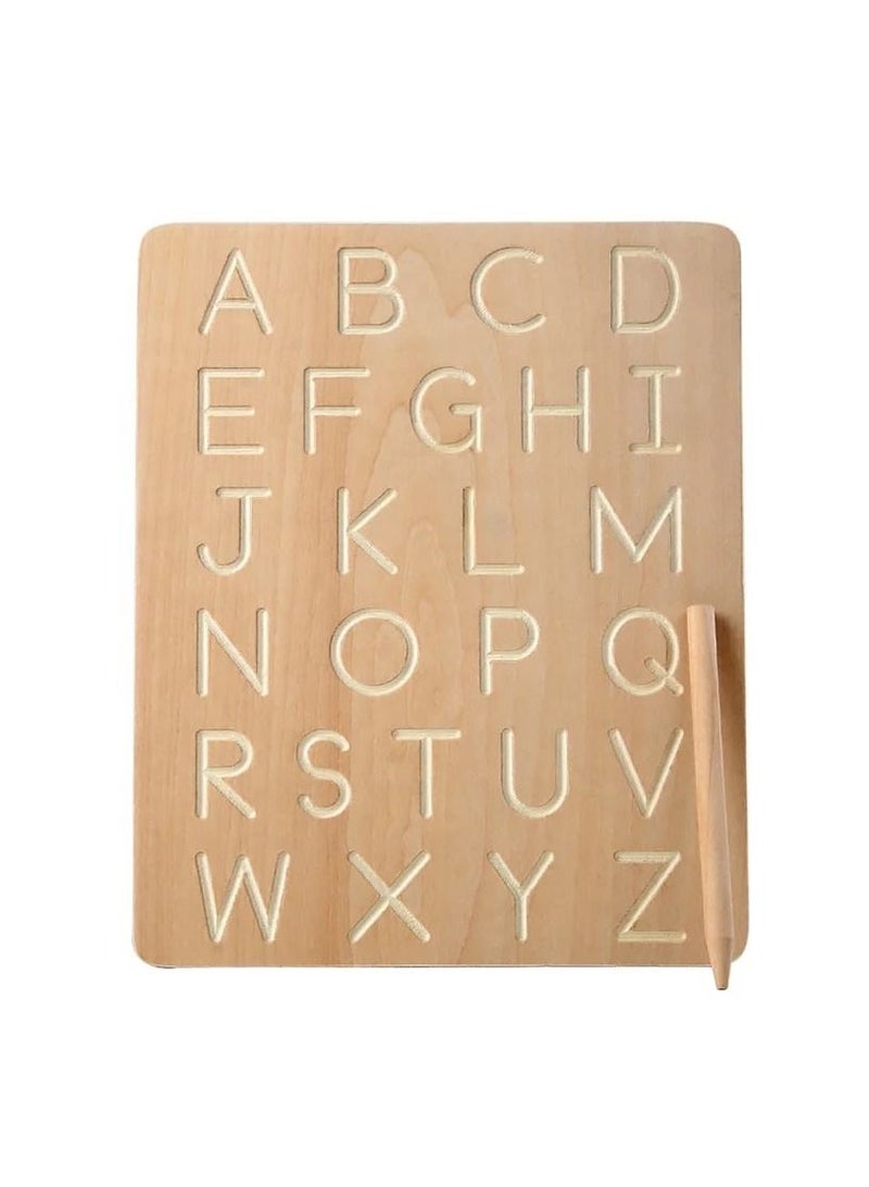 Pikkaboo Woody Buddy - Tracing Board - Natural - Image 1