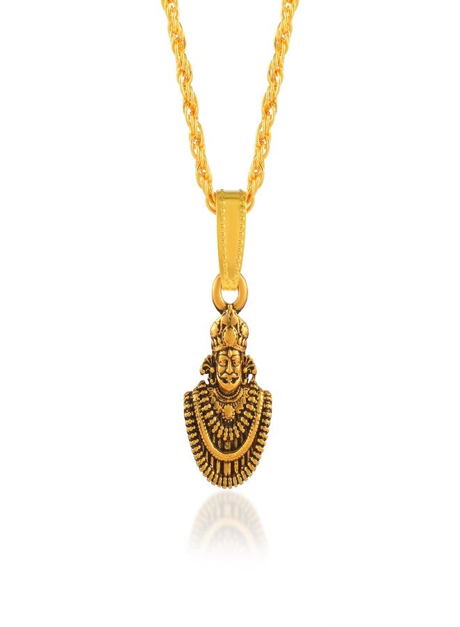 DULCI قلادة دولسي الروحية الصغيرة من المعدن المؤكسد، تحمل اسم خاتو شيام جي - Image 1
