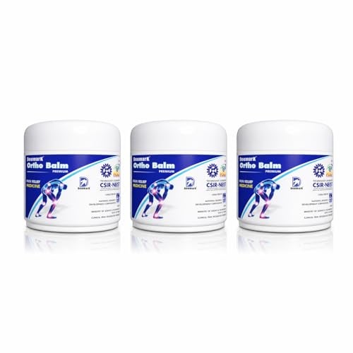 Deemark Ortho Balm – Ayurvedic Pain Relief Balm for Men & Women | Effective for Joint, Muscle, Back & Knee Pain – 50g (Pack of 3) - Image 1