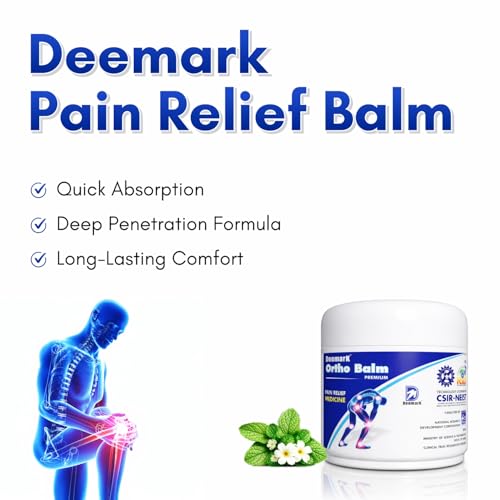 Deemark Ortho Balm – Ayurvedic Pain Relief Balm for Men & Women | Effective for Joint, Muscle, Back & Knee Pain – 50g (Pack of 3) - Image 3