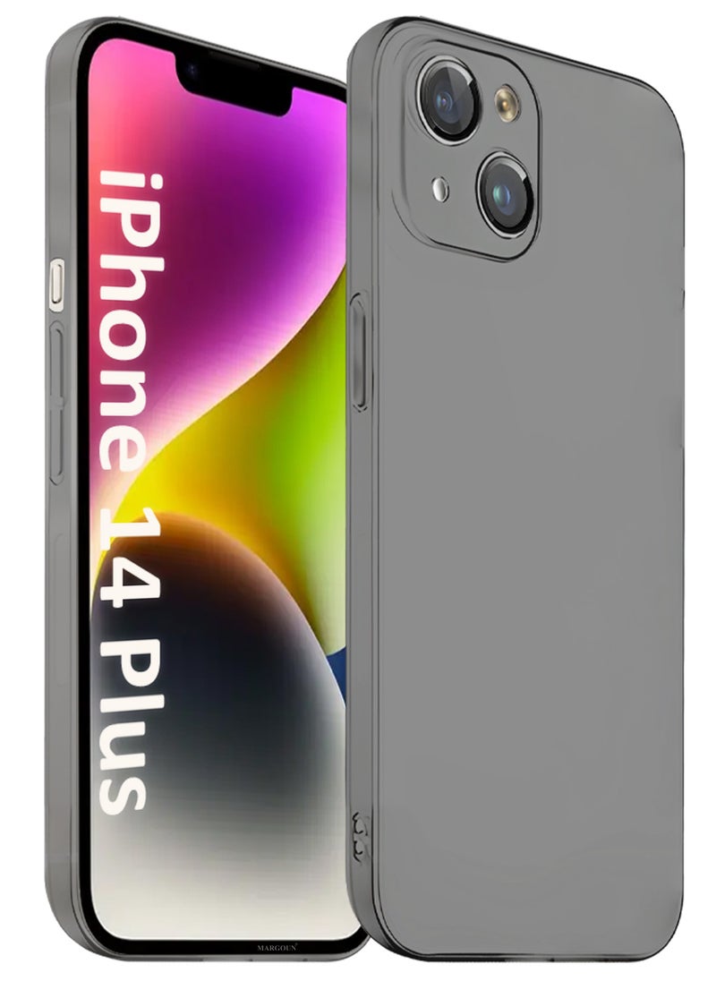 CATANES (for iPhone 14 Plus) Case Cover Air Skin Series Back Cover Sturdy Durable Thin Case Drop Protection Cover - Transparent Grey  - Image 1