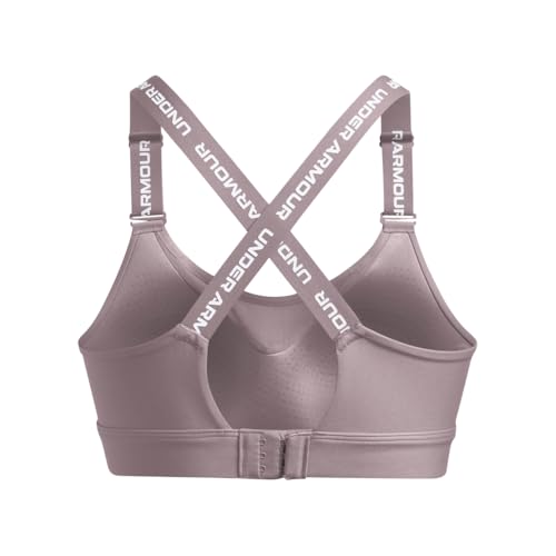 Under Armour Womens Infinity High Impact Sports Bra, (016) Tetra Gray / / White, X-Small D-DD - Image 3