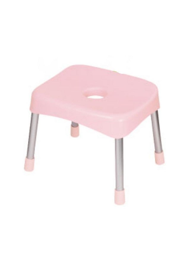 CIPLA PLAST CIPLA PLAST HoYo DIY Stool | Stool for Living Room, Bathrooms, Sitting, Home use, Kitchen | Bathing Stool | Stainless Steel Pipes | Strong and Durable Plastic Seating | (20 inch)  - Image 1