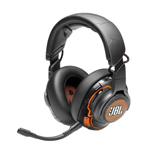 JBL Quantum One - USB wired over-ear professional gaming headset with head-tracking enhanced JBL QuantumSPHERE 360, Active noise cancelling and Hi-Res certified sound (Black) - Image 1