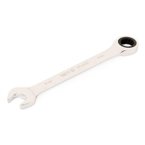 Yato Combination Ratchet Wrench YT-0197 Carbon Steel Spanner Kit Set for Industrial Use Home (16 mm) - Image 4