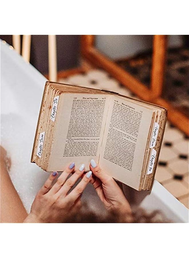 عربست - ملصقات تبويب صفحات ملاحظات قابلة للكتابة 200 قطعة 1.6 × 2 انش - Image 1