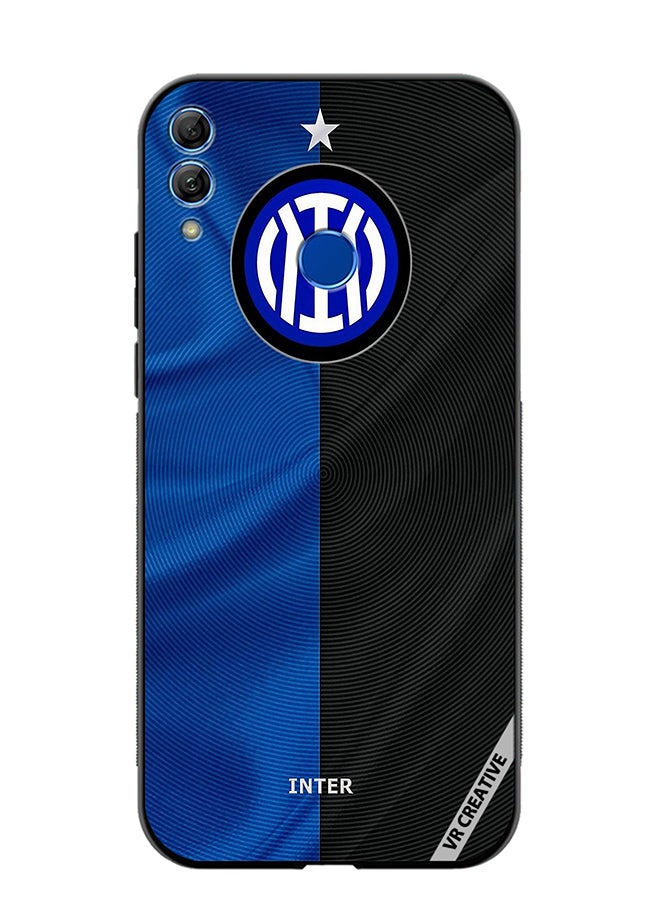 VR CREATIVE Protective Case Cover For Honor 10 Lite Inter Milan Logo Design Multicolour