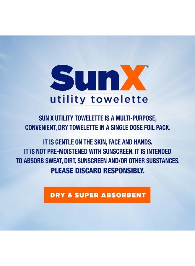 coretex Sun X Spf 30+ Broad Spectrum Sunscreen Lotion Foil Pack Single Dose With Attached Dry Towelette 25 Count - Image 4