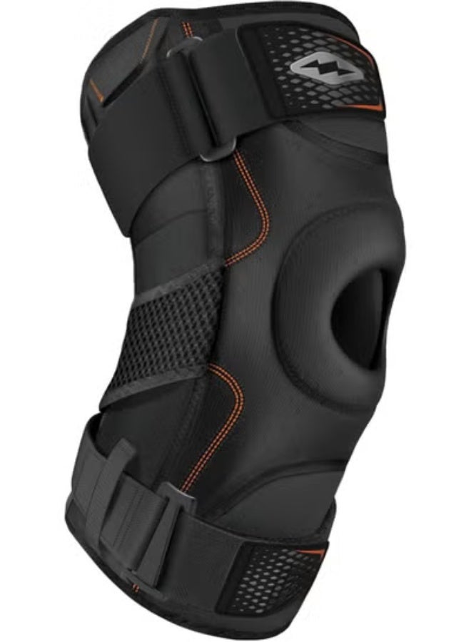 دعامة ركبة احترافية بمفصلات مزدوجة - مشد قوي لدعم المفاصل ومنع الإصابات - دعامة قابلة للتعديل وتسمح بمرور الهواء مثالية للرياضيين - Image 1