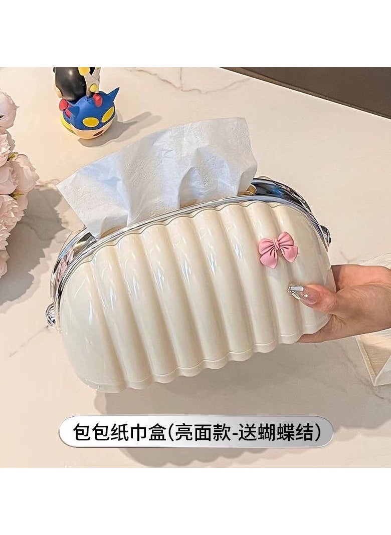 Generic Living Room Tissue Box, Cute Slim Lightweight Home Storage Box for Coffee Table, Creative Flexible Paper Box  - Image 5