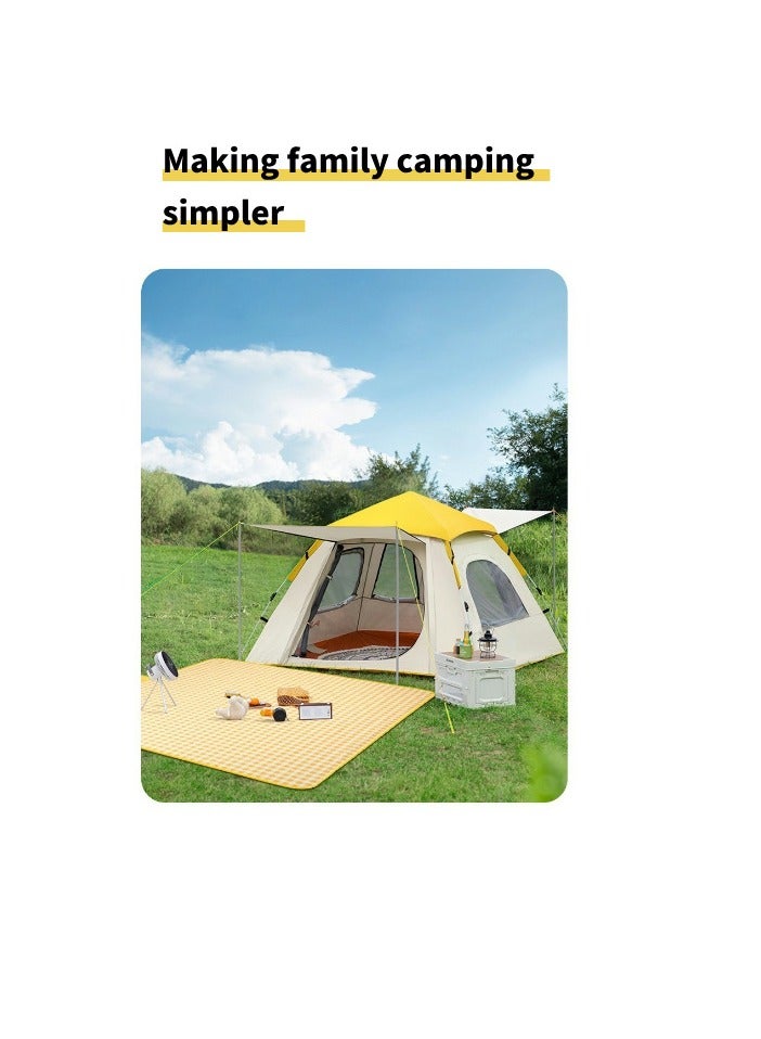 Generic Large Outdoor Foldable Picnic Blanket Waterproof Beach Mat Waterproof Picnic Blanket Portable Picnic Mat Portable For Outdoor Camping Family Outdoor Park Garden 200x150cm - Image 3