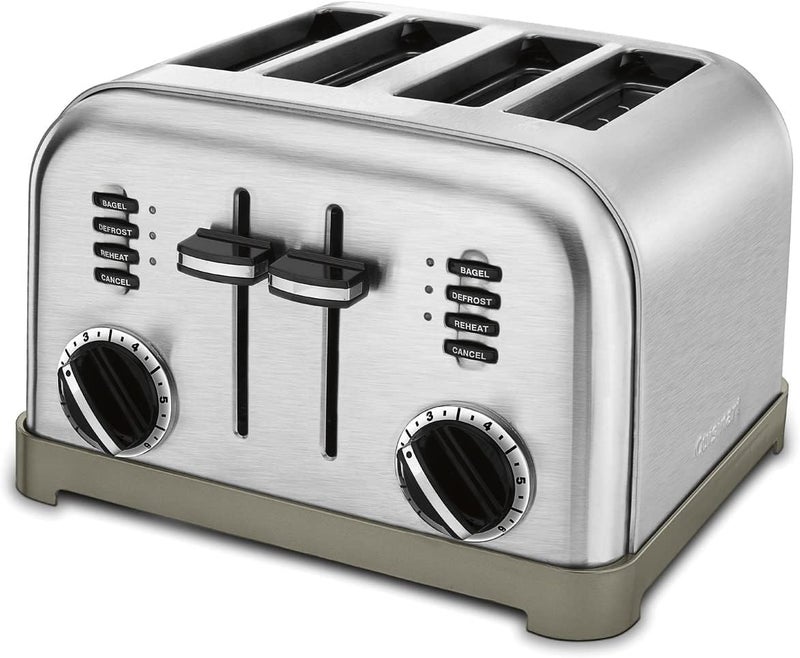 Cuisinart Cuisinart 4 Slice Toaster Oven, Brushed Stainless, CPT-180P1  - Image 1