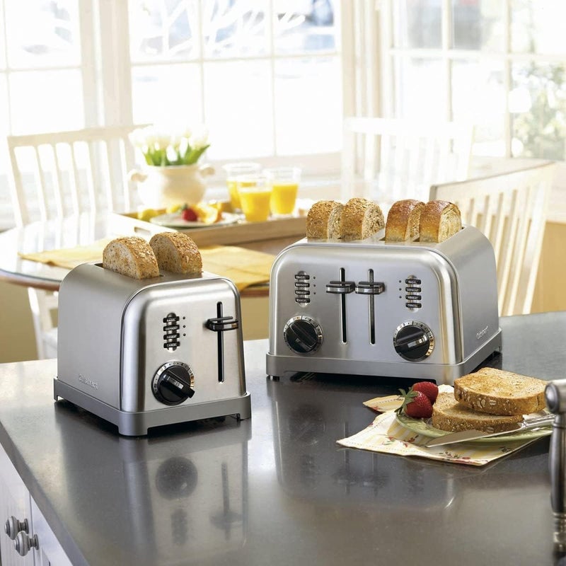 Cuisinart Cuisinart 4 Slice Toaster Oven, Brushed Stainless, CPT-180P1  - Image 4