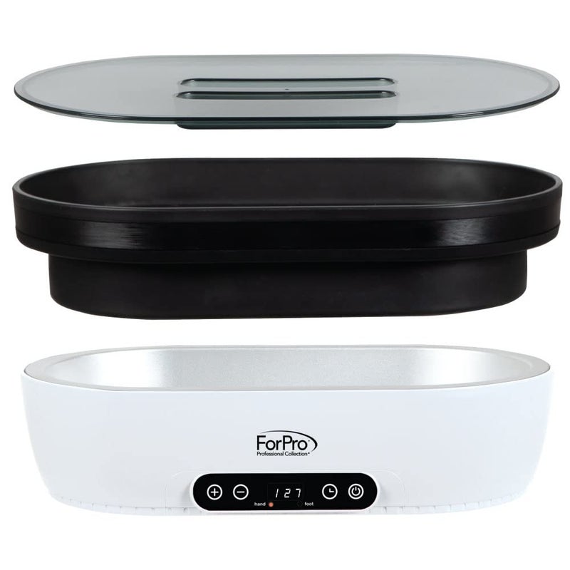 ForPro Professional Collection ForPro Nurture Digital Paraffin Bath Kit, All-In-One Paraffin Wax Kit for Hands and Feet, Includes 3 Lb. Paraffin Wax, Thermal Mitts & Booties, 100 Liners and Accessories - Image 3