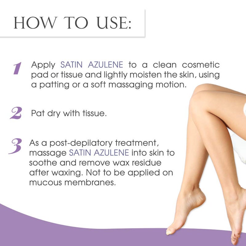 Satin Smooth Azulene Pre/Post Depilatory Treatment, 16 oz - Image 5