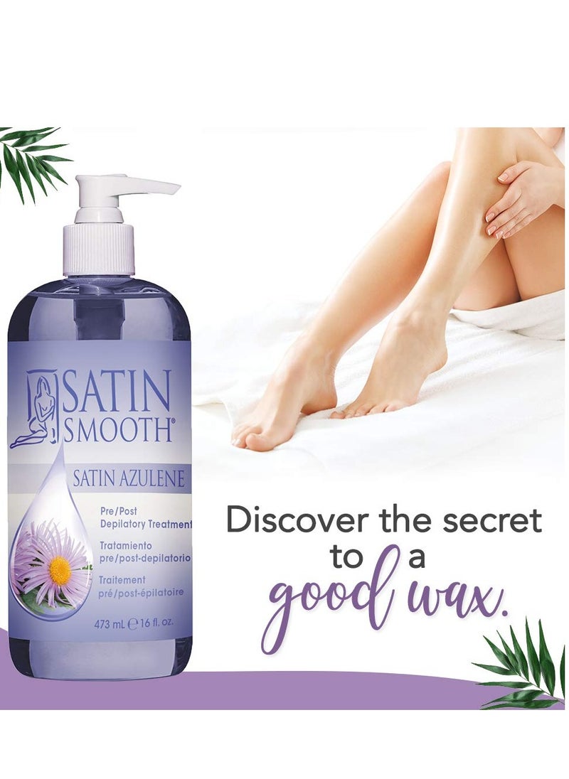 Satin Smooth Satin Smooth Azulene Pre/Post Depilatory Treatment, 16 oz  - Image 2