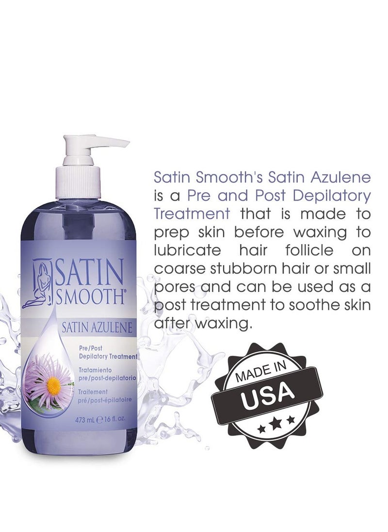 Satin Smooth Satin Smooth Azulene Pre/Post Depilatory Treatment, 16 oz  - Image 3