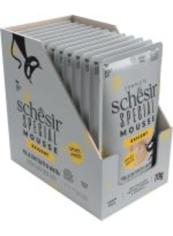 شيسر ١٢ قطعة موس شيسير الخاص للقطط - دجاج مع كبد البط ٧٠ غرام - Image 1