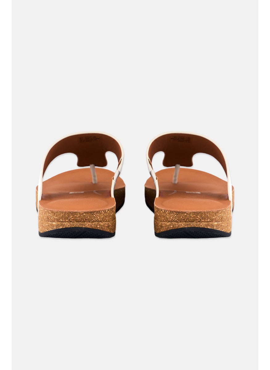 FitFlop Men Toe-Post Slip On Sandals, Brown  - Image 2