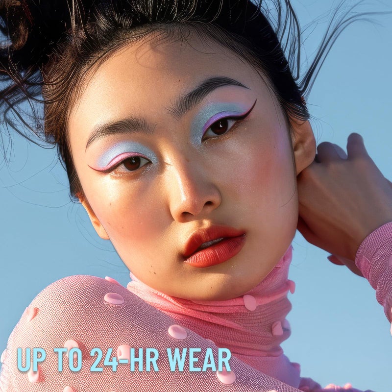 UCANBE Light Blue Single Eyeshadow Palette, Highly Pigmented Matte Eye Shadow Powder, Professional Long-Lasting Waterproof Makeup Palette - Image 4