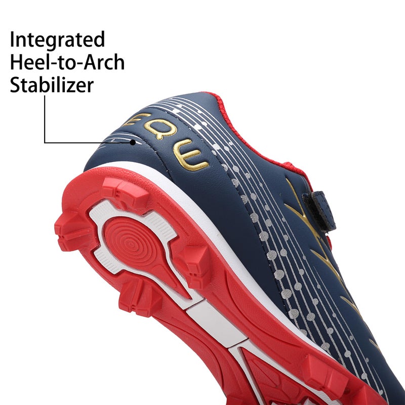 EQW Kids Baseball Cleats for Boys & Girls Softball Cleats | Comfortable, Non-Slip, Durable | Little Kid to Youth - Image 4