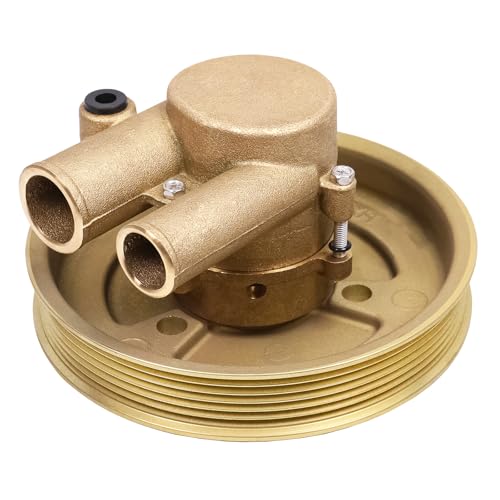 CARMOCAR Raw Sea Water Pump 21212799 replacement for Volvo Penta 4.3L 5.0L 5.7L V8 V6 GXI GL Crankshaft Mounted Sea Pump 3812519 - Image 1
