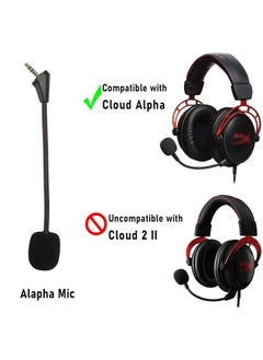 Generic Detachable Mic Replacement for Kingston HyperX Cloud Alpha Gaming Headset (3.5mm)  - Image 2