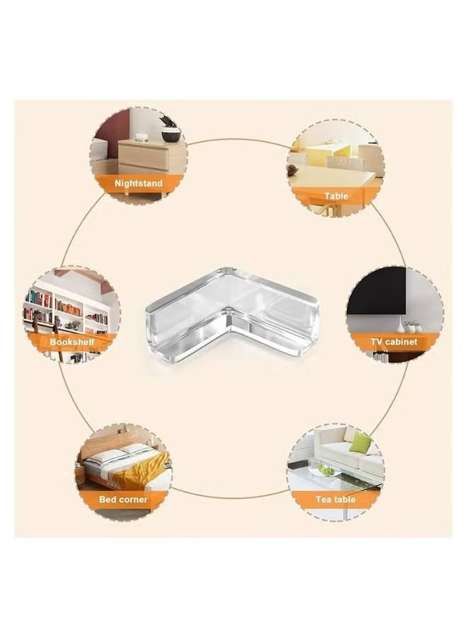 12 Pcs Corner Guards, Furniture Corner and Edge Safety Bumpers, Baby Proofing Corner Covers Protectors, Baby Proof Bumper, Cushion to Cover Sharp Furniture, Table Edges - Image 3