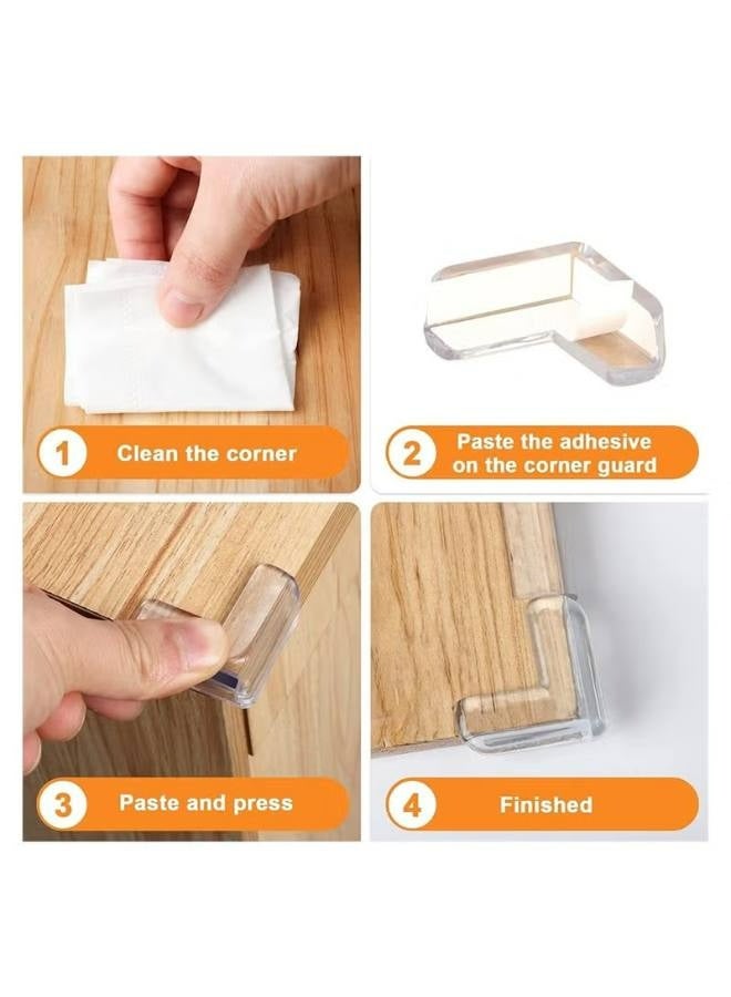 12 Pcs Corner Guards, Furniture Corner and Edge Safety Bumpers, Baby Proofing Corner Covers Protectors, Baby Proof Bumper, Cushion to Cover Sharp Furniture, Table Edges - Image 2