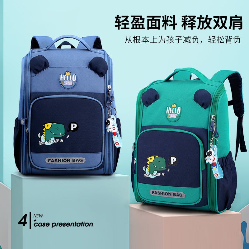 2021 New Shoulder Bag Primary School Students 1-4 Grade Boys And Women Lightweight Spine Protection A Generation Of Explosions - Image 4