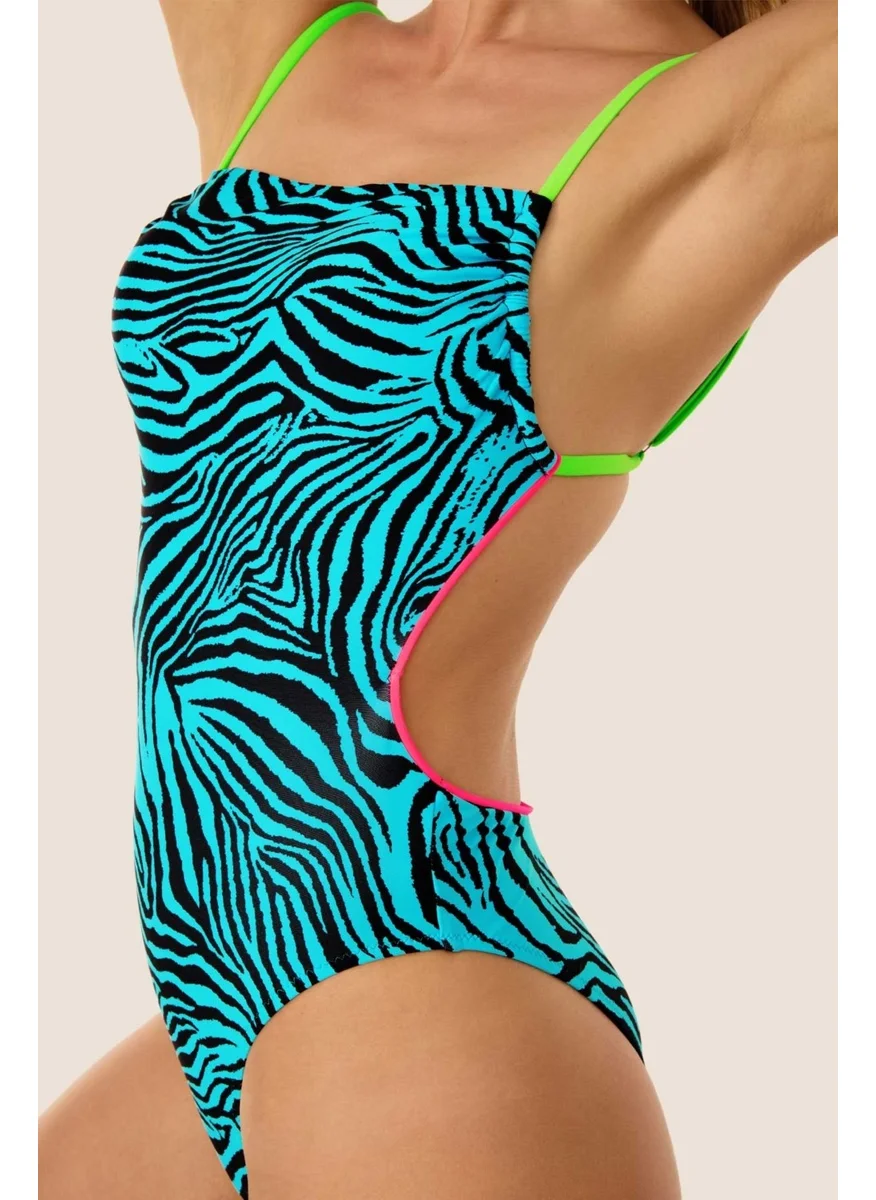 Ayyıldız Crescent Star 49627 Blue Swimsuit