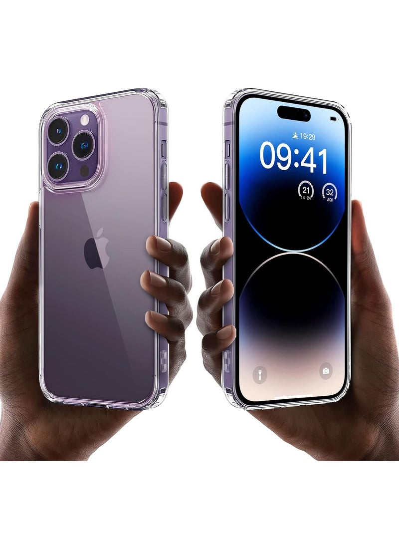 Generic - Transparent cover for iPhone 14 Pro, shockproof silicone back protection cover for Apple iPhone 14 Pro 6.1 inch - transparent - Image 1