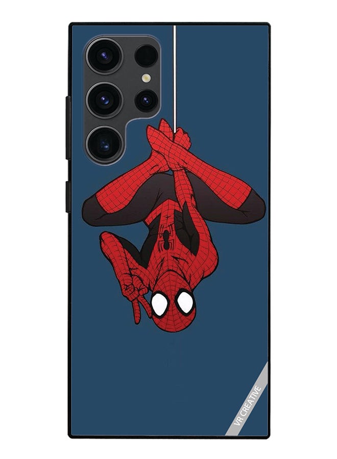 VR CREATIVE Protective Case Cover For Samsung Galaxy S24 Ultra Spiderman Design Multicolour - Image 1