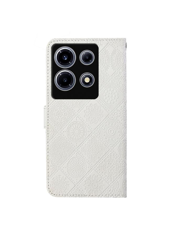 Zaboon Case For Infinix Note 30 VIP Ethnic Style Embossed Pattern Leather Phone Case - Image 3
