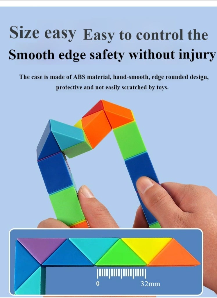 Healife 72-segment ever-changing magic ruler children's educational toy, infant early education toy (creative ability, imagination, hands-on ability)  - Image 3