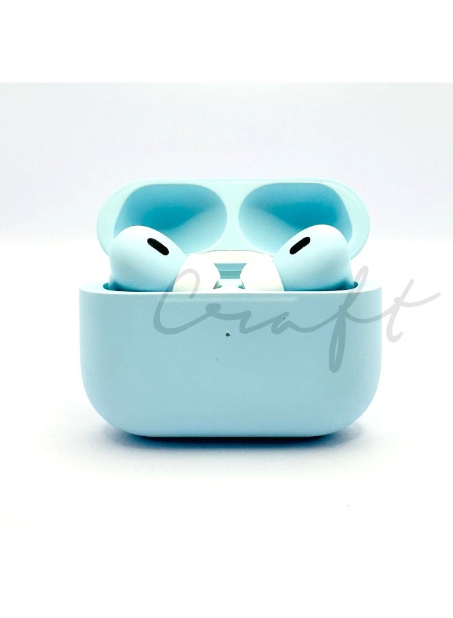 Craft Merlin Craft Customized Apple AirPods Pro 3 Bluetooth Earbuds – Blue 15 Bold - Image 2