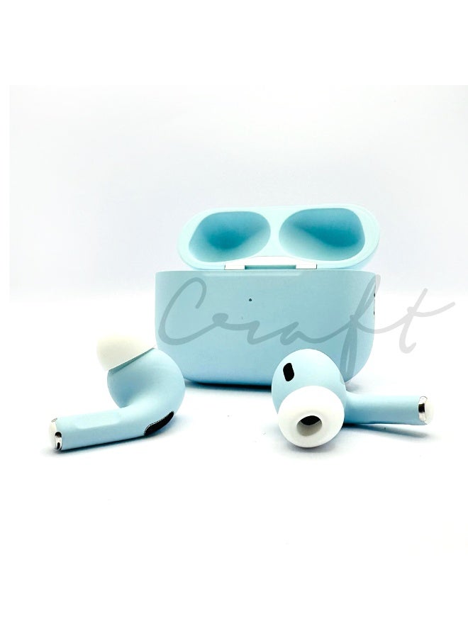 Craft Merlin Craft Customized Apple AirPods Pro 3 Bluetooth Earbuds – Blue 15 Bold - Image 5
