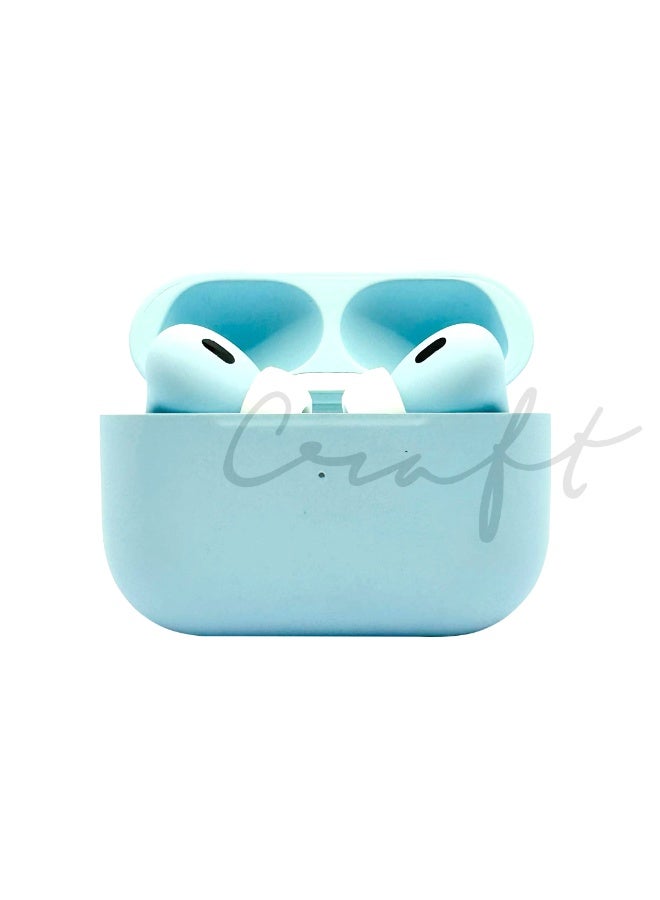 Craft Merlin Craft Customized Apple AirPods Pro 3 Bluetooth Earbuds – Blue 15 Bold - Image 1