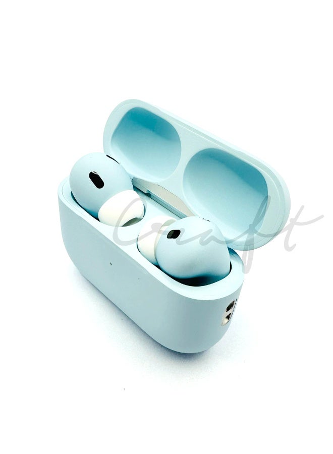 Craft Merlin Craft Customized Apple AirPods Pro 3 Bluetooth Earbuds – Blue 15 Bold - Image 3