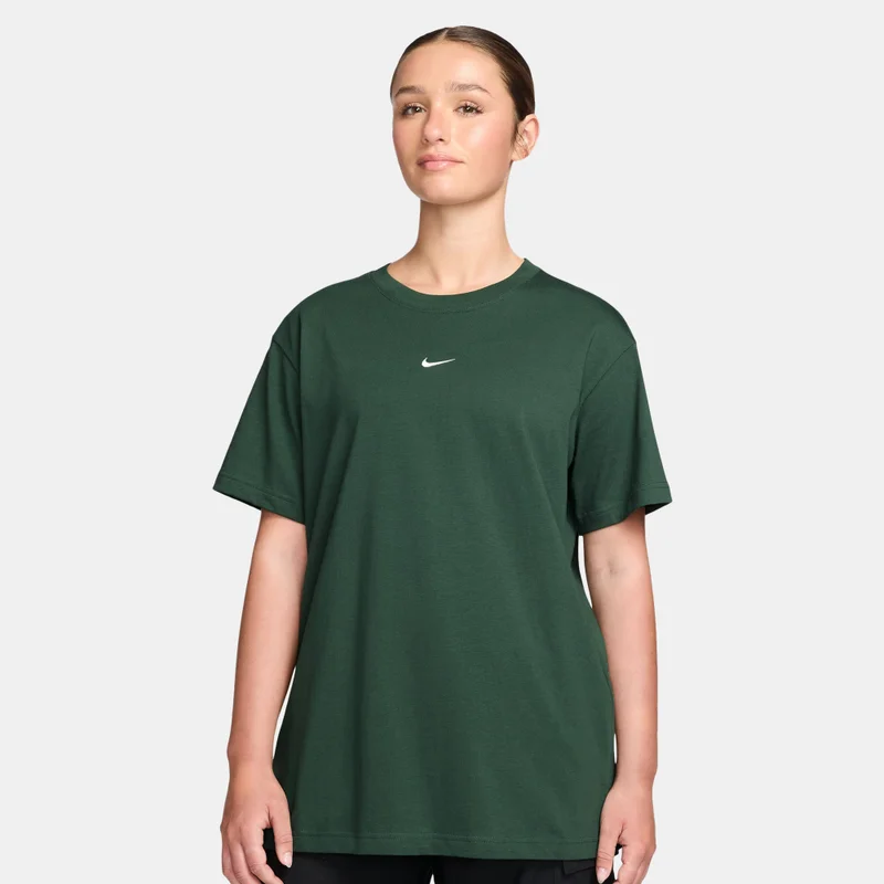 Nike Green Women's Sportswear Classic T-Shirt for Women | Best Price UAE
