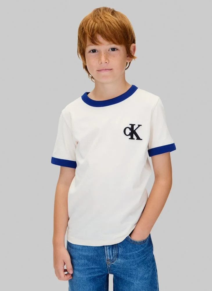 Calvin Klein Jeans Youth Graphic Crew Neck T-Shirt