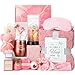 Hangerspace Birthday and Get Well Gifts for Women - Relaxing Spa Care Package With Luxury Flannel Blanket, Light-Up Rose Flower - Unique Self Care Gift Basket for Mom, Wife, Friends - Image 2
